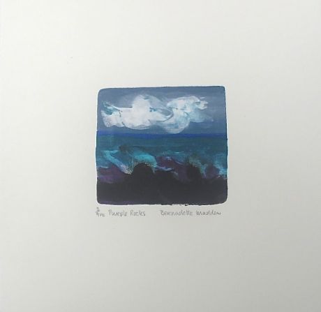 Purple Rocks_Screenprint_Bernadette Madden