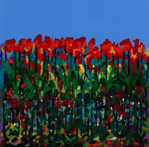 Tulips_Bernadette Madden_Screenprint